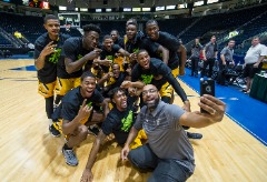 Selfie after winning the Gulf Coast Showcase in 2017.